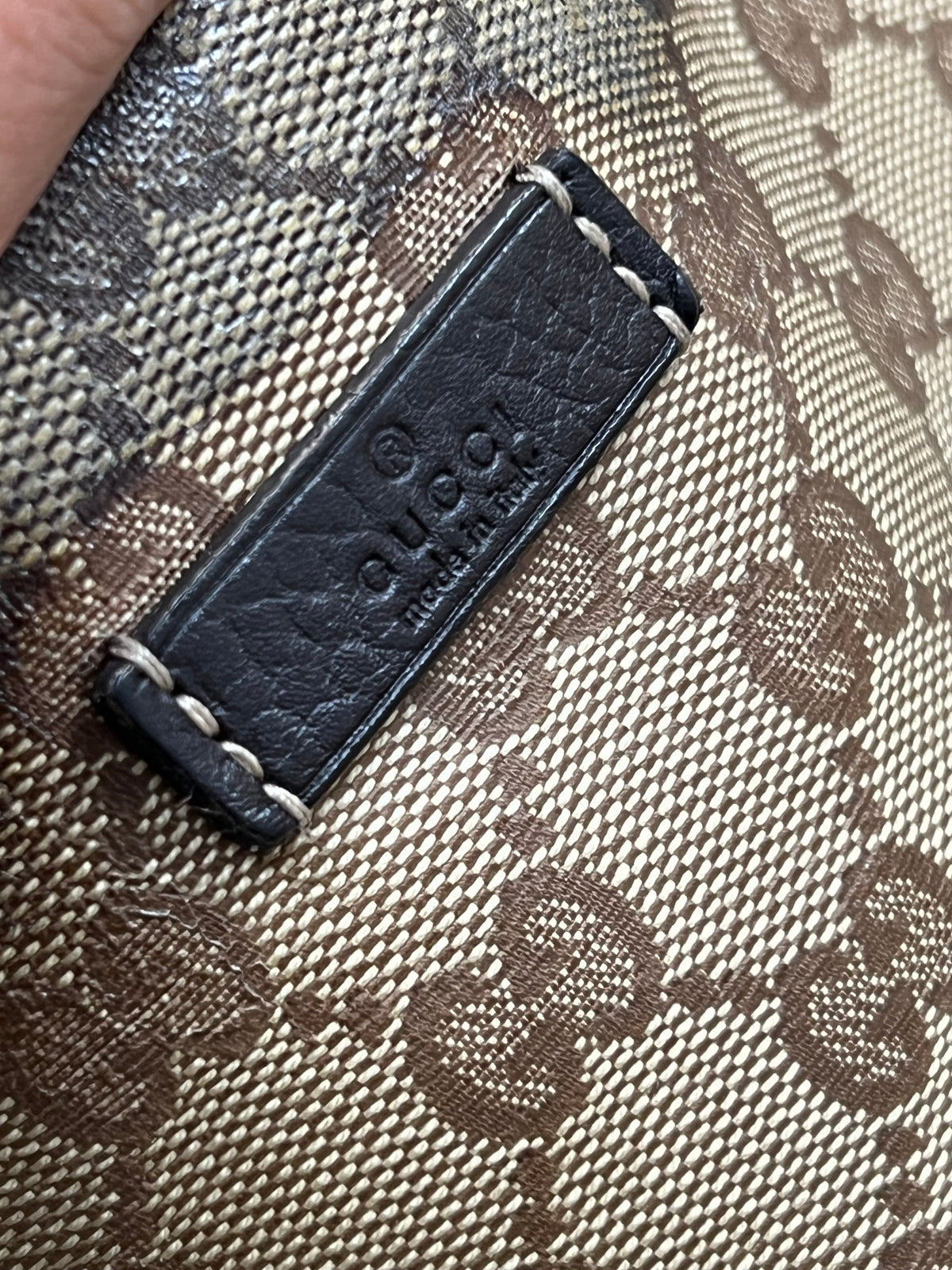 Gucci Monogram Crystal Canvas Bag