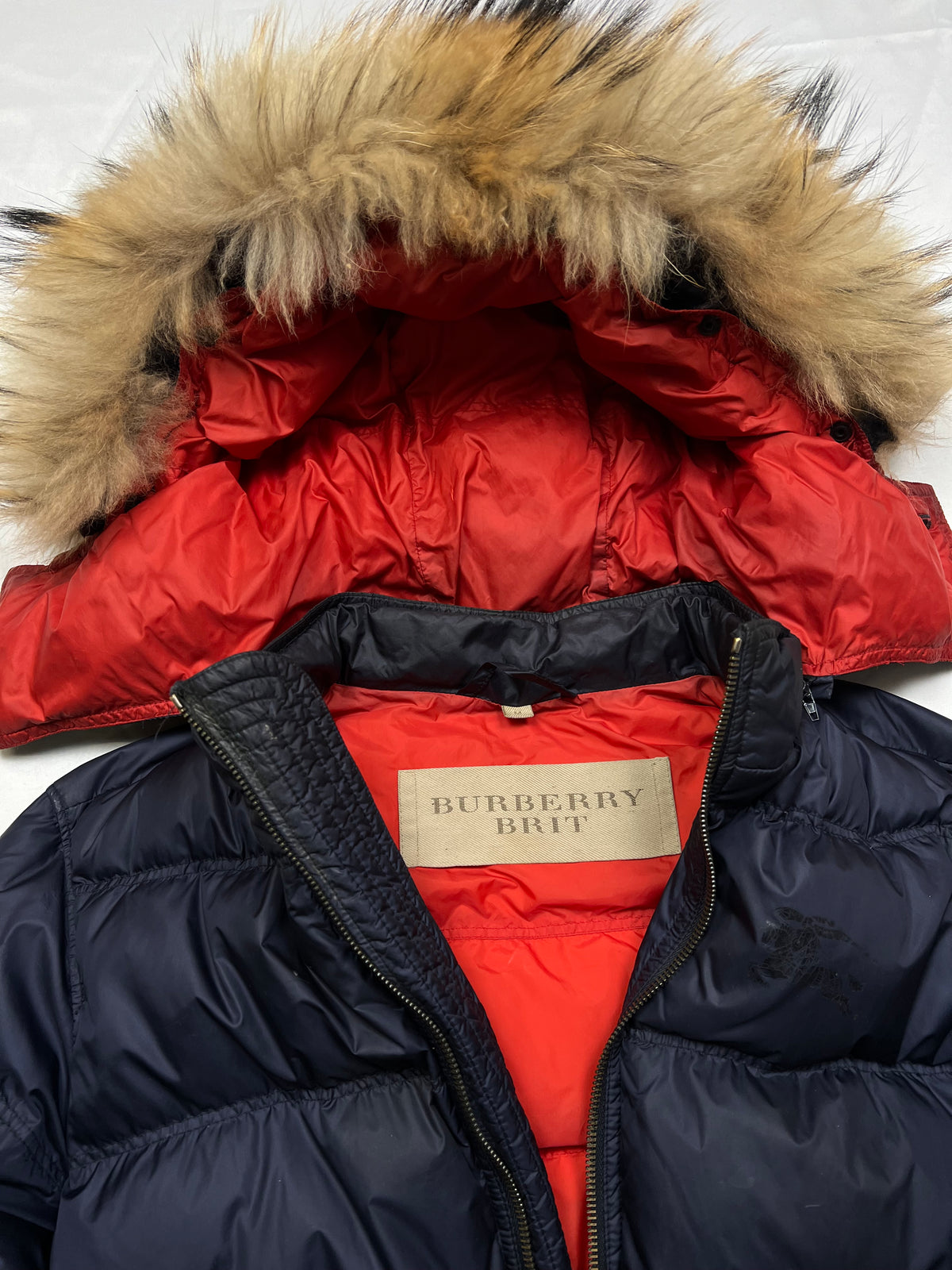 Burberry Fur Puffer (S)