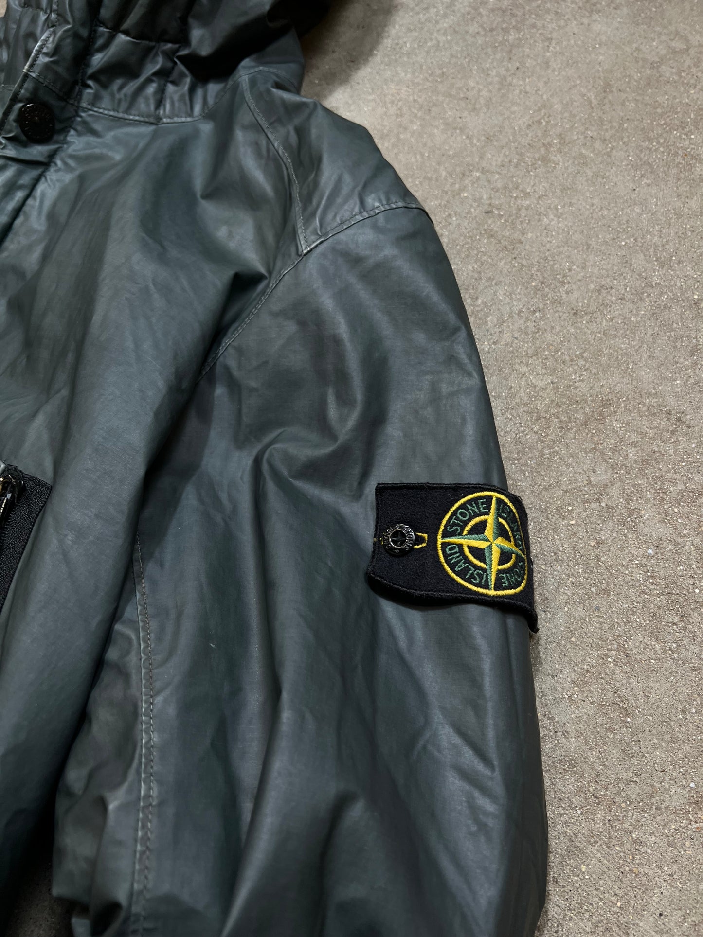 Stone Island Mussola Gommata jacket (Large)