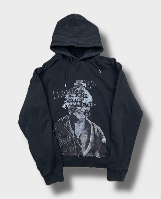 Dsquared2 AW2016 Black Rock Skeleton Hoodie (M)