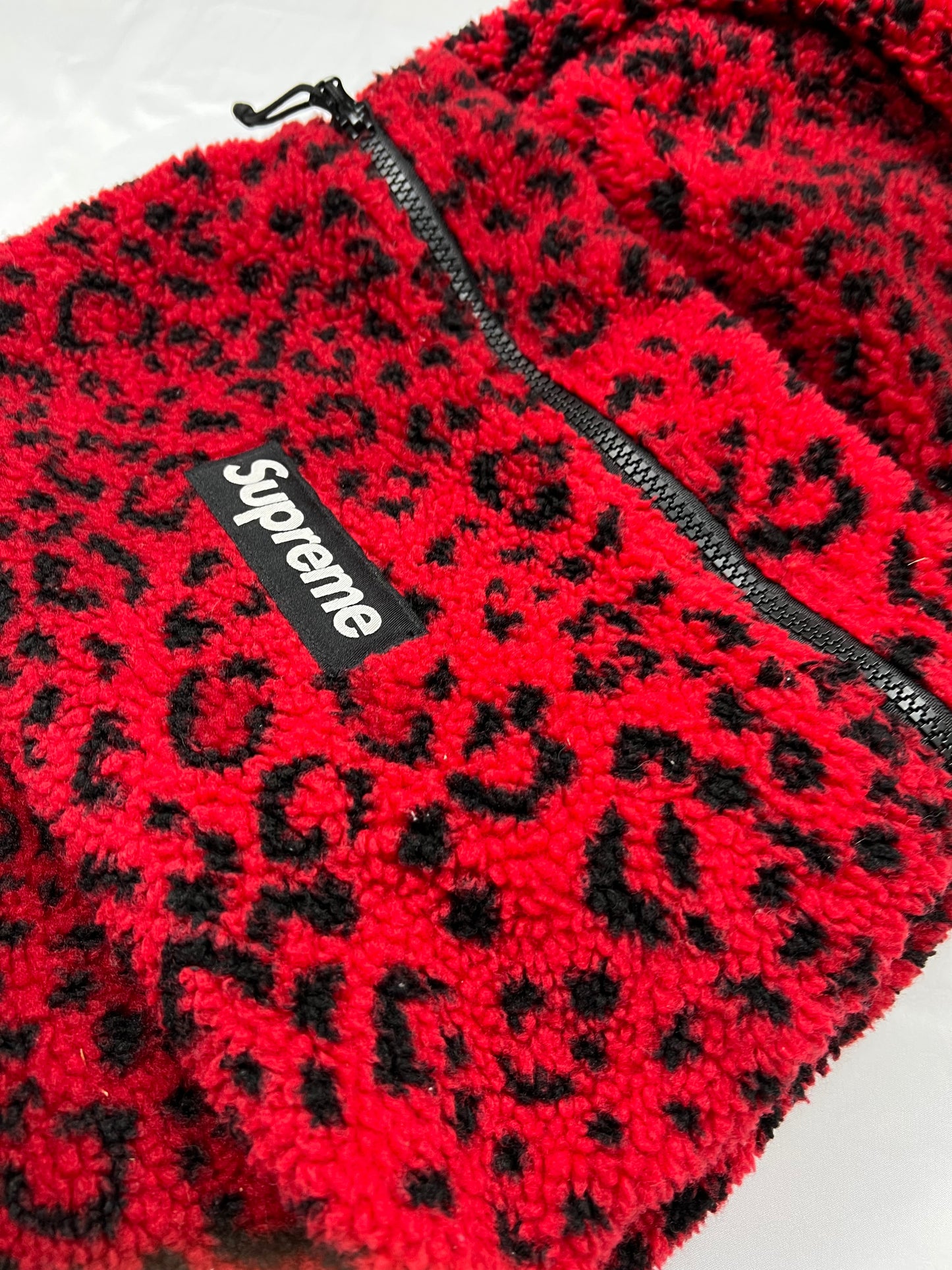 .Supreme Leopard Fur Backpack