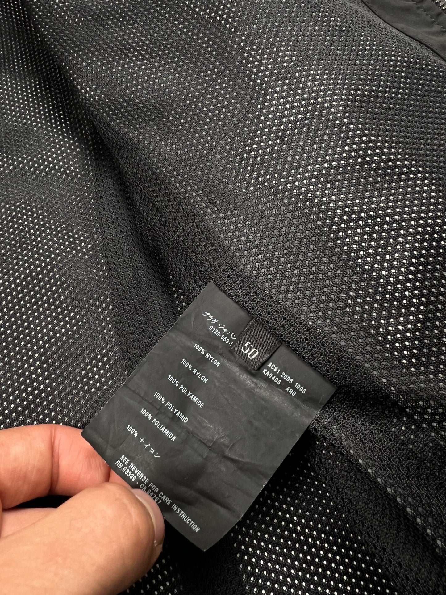 .Prada Black Nylon Jacket (M/L)