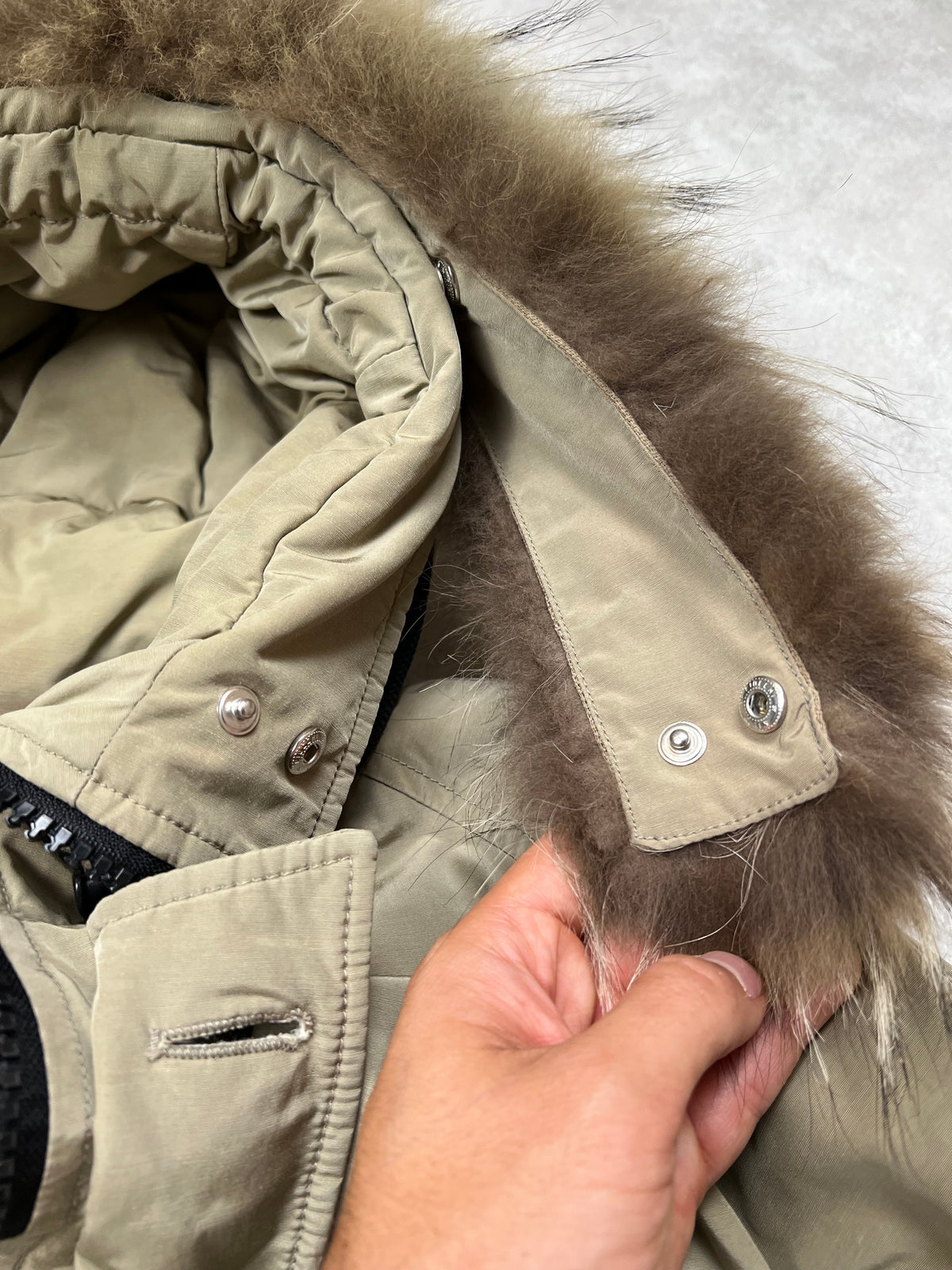 Moncler Fur Puffer (L)
