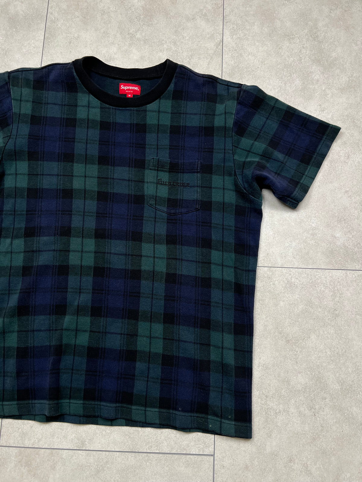 Supreme Plaid Tee (M)