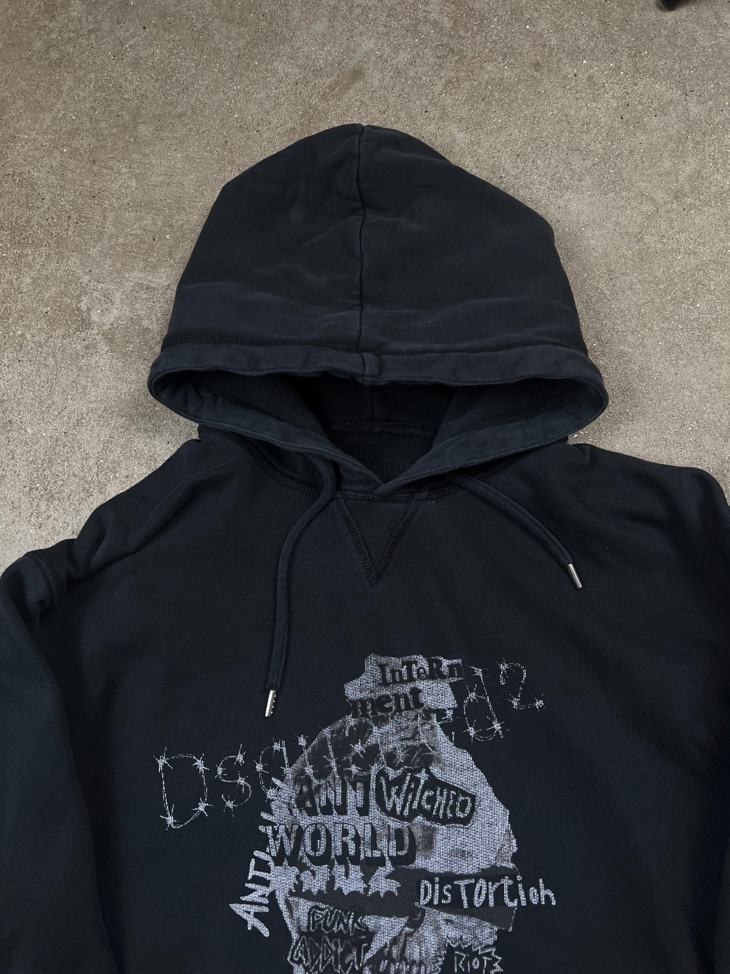 Dsquared2 AW2016 Black Rock Skeleton Hoodie (M)