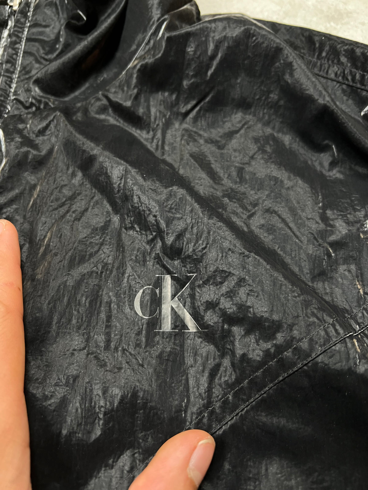 Calvin Klein Silk Jacket (L)