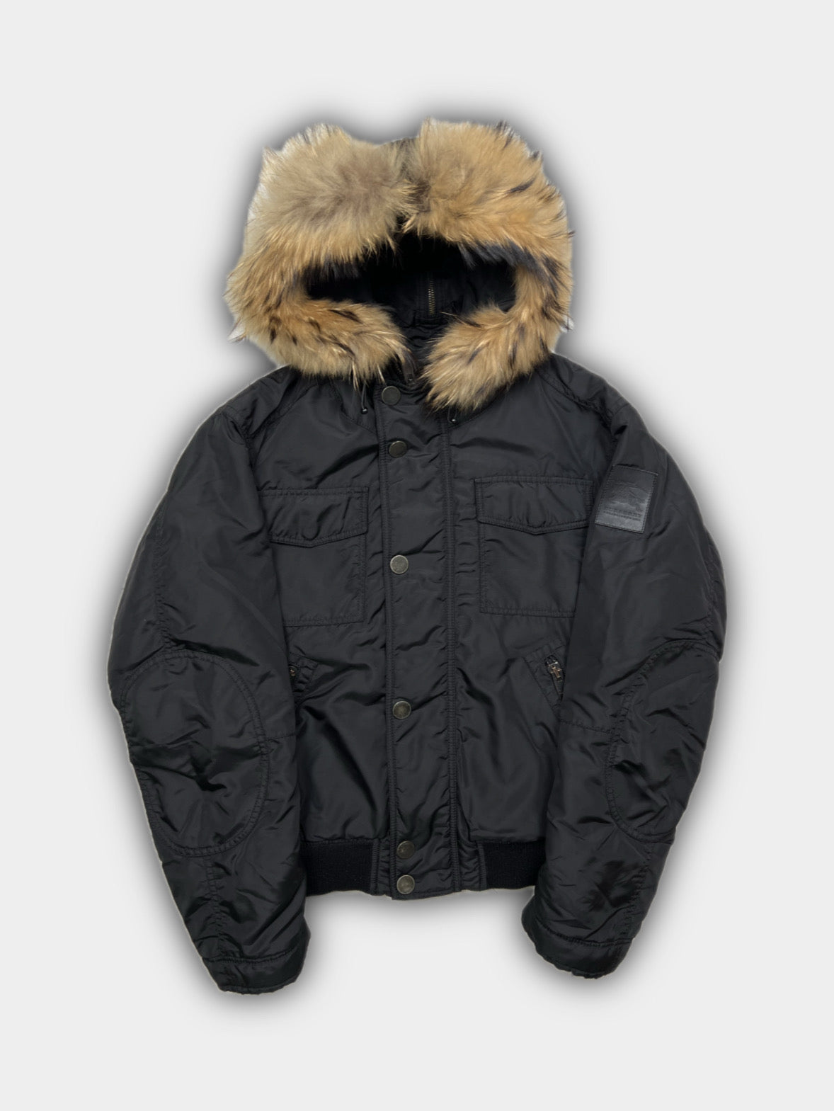 Burberry Fur Bomber (L)