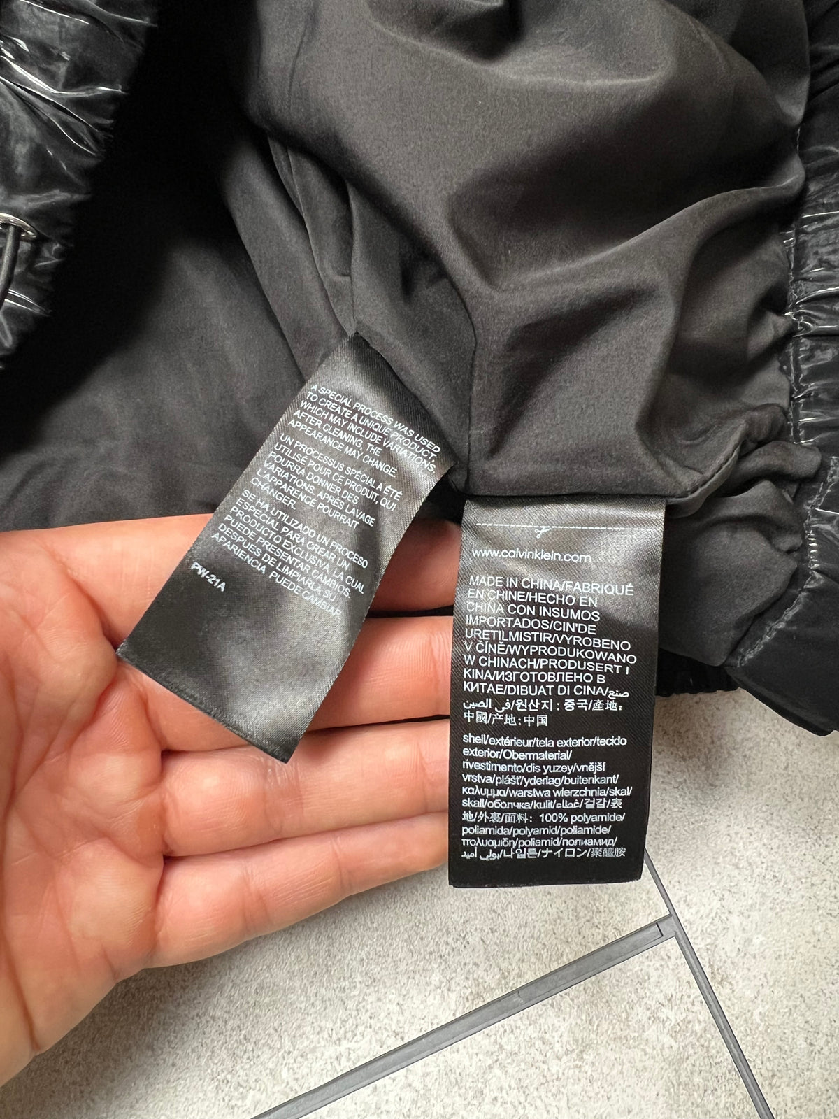 Calvin Klein Silk Jacket (L)