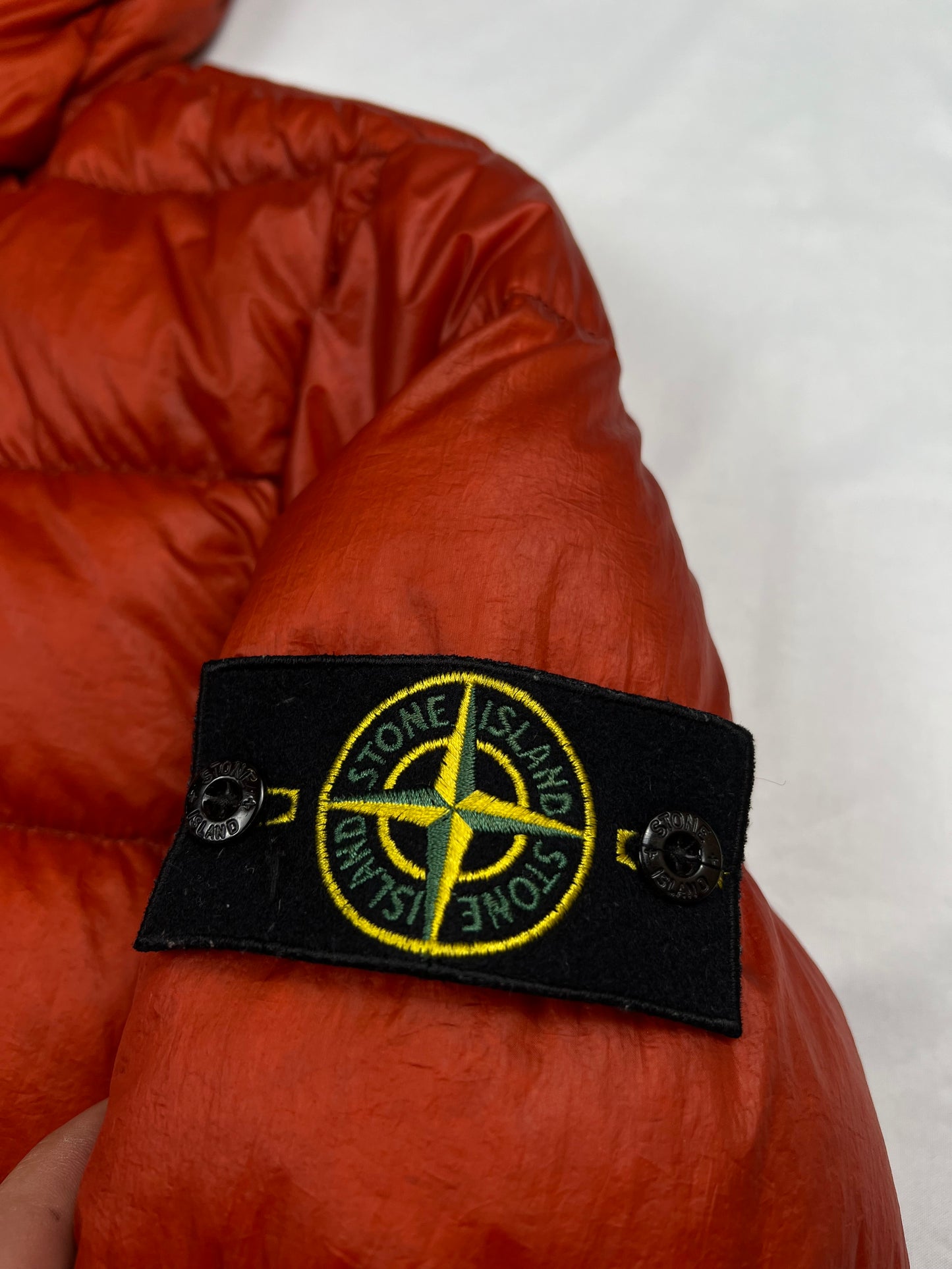Stone Island 2014 Red Garment Dyed Puffer (S)