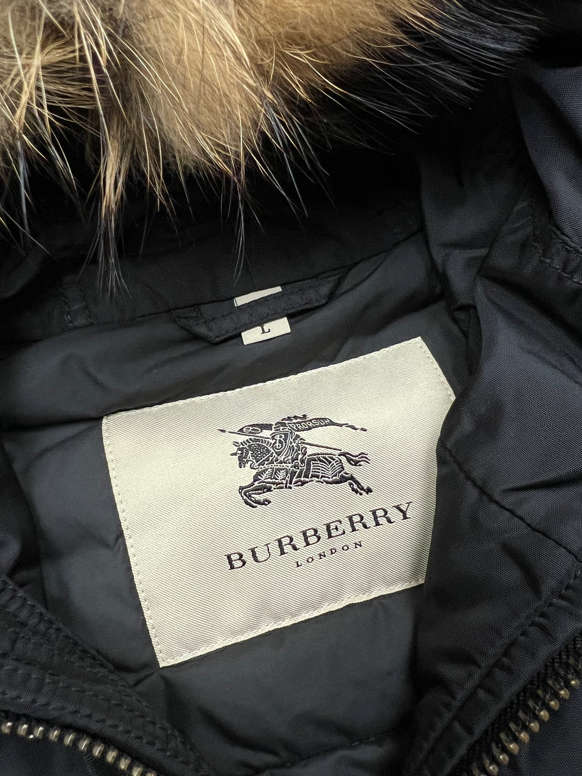 Burberry Fur Bomber (L)