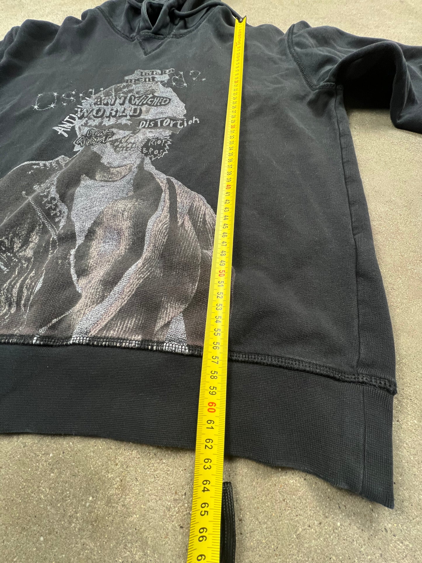 Dsquared2 AW2016 Black Rock Skeleton Hoodie (M)