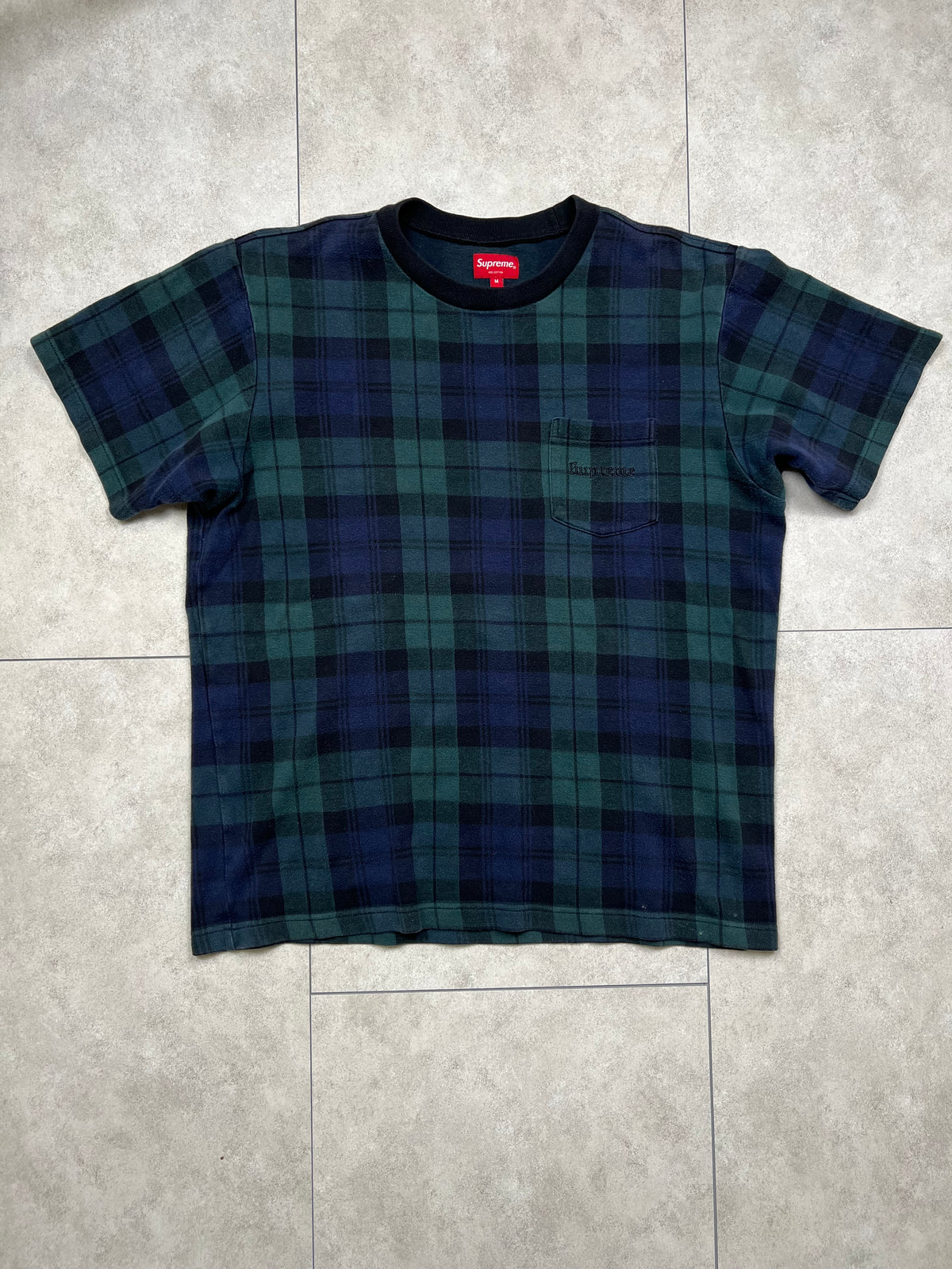 Supreme Plaid Tee (M)
