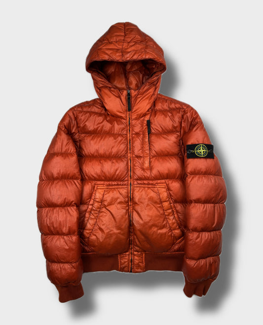 Stone Island 2014 Red Garment Dyed Puffer (S)