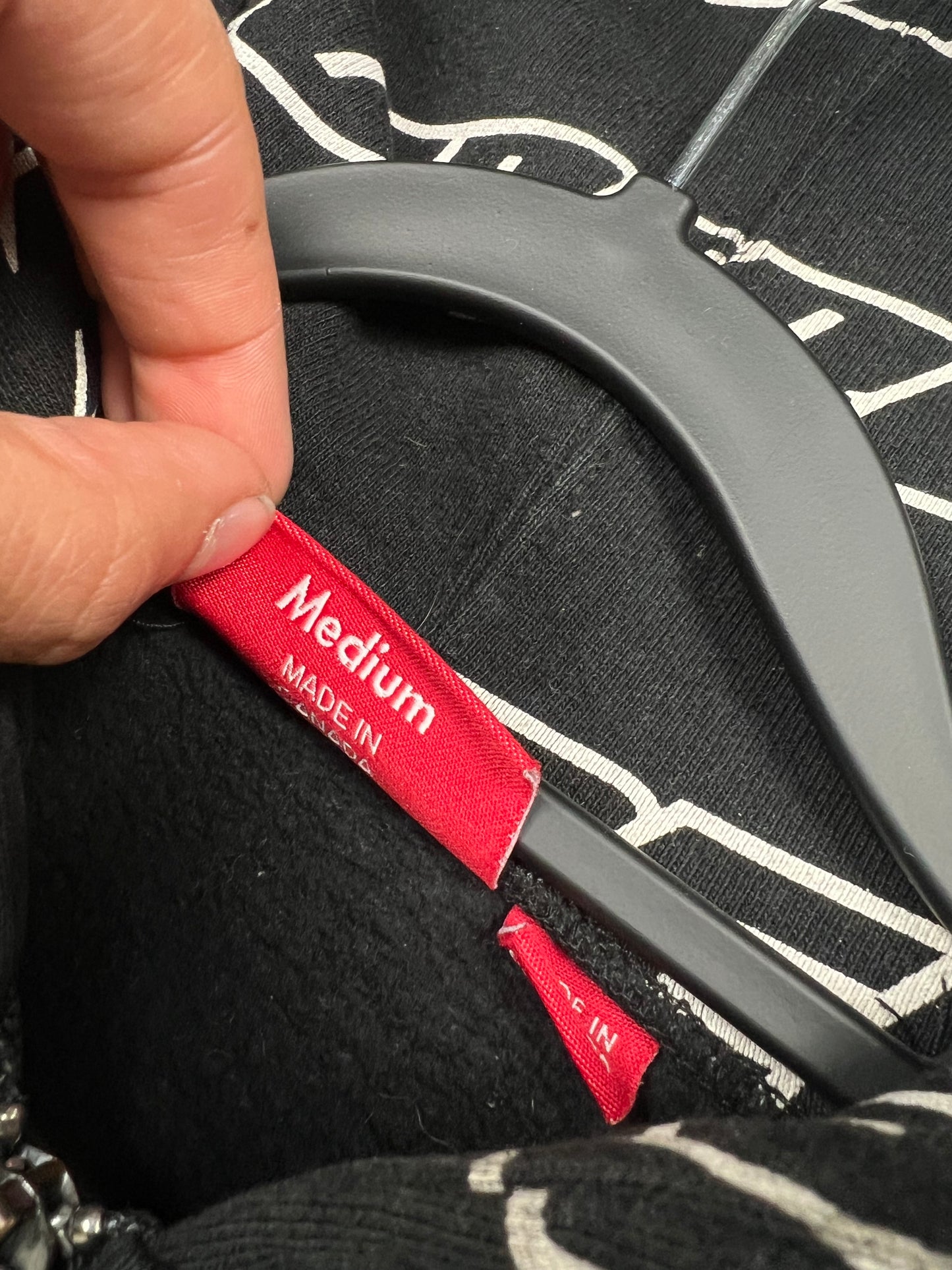 Supreme Repeat Zip Up Hoodie (M)